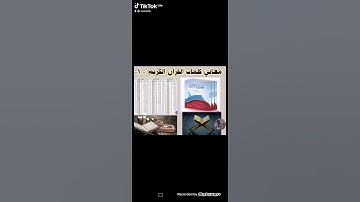 معاني كلمات القران الكريم