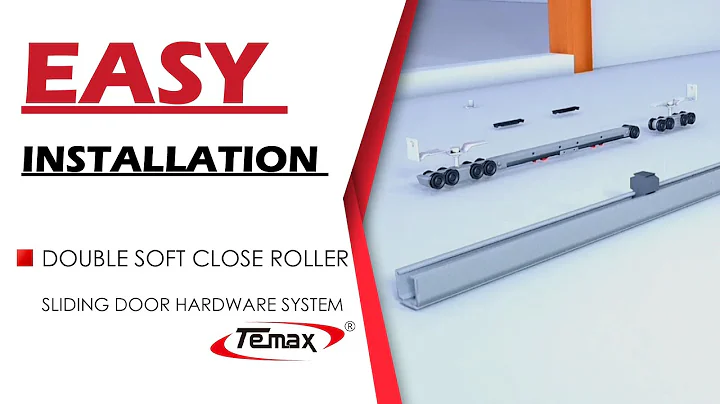 hanging sliding door wheels rolldr Double soft close system hardware