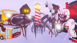 HOUSE HEAD, LIGHTHOUSE MONSTER, BUS EATER and CAR EATER SAVED MY LIFE!