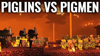 Minecraft - PIGLINS VS PIGMEN | Part 1