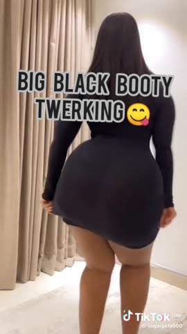 big black booty twerking - YouTube