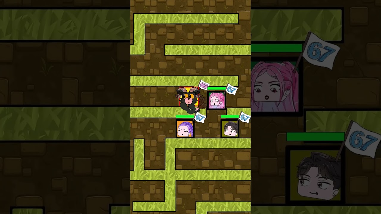 99 NIGHTS IN FOREST x KPOP DEMON HUNTERS x ROBLOX STEAL A BRAINROT Challenge- Fake Team 67 vs 69