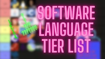 THE Official Software Programming Language Tier List 1️⃣2️⃣3️⃣4️⃣👽