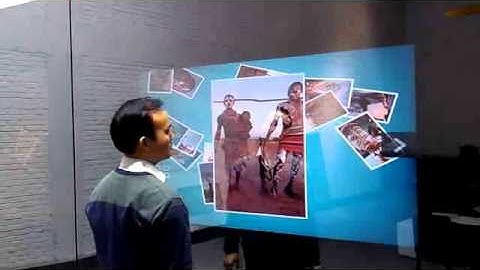 Interactive Touch Foil Through glass, Dual touch foil and multi-touch foil