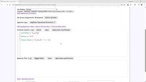 Question Type "Function" in MyOpenMath