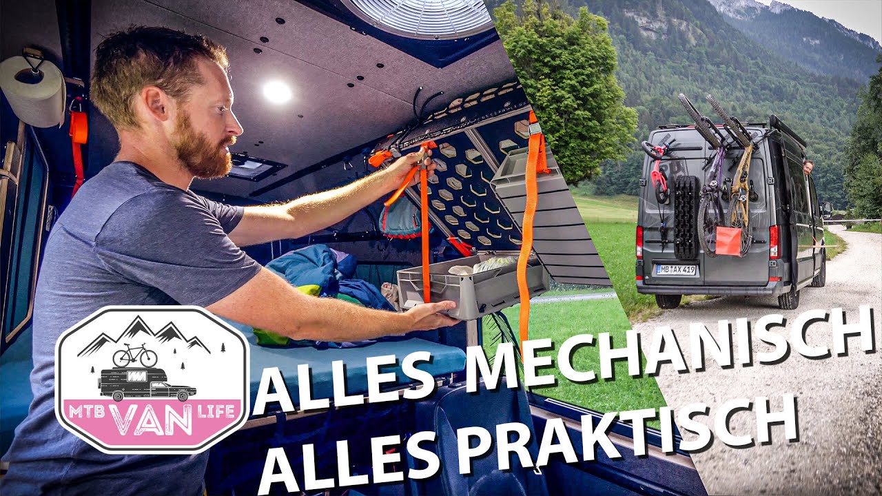 The MECHANICLE Camper | MTB Van mit raffinierten Lösungen