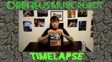 Orpheus The Saddest Robot Music Box Kit Timelapse Build Speed Build - Thinkgeek / Gamestop Exclusive