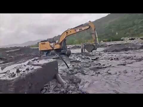 山區下雨馬太鞍溪水位暴漲 公路局:暫停便道搶修