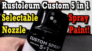 Rustoleum Custom 5 in 1 Spray Paint, 5 Selectable Nozzles, Review / Demo by fnaguitarplayer9 2,607 views 8 months ago 16 minutes