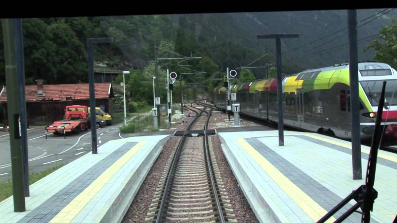 PUSTERTALBAHN : LA LINEA FORTEZZA - SAN CANDIDO DALLA CABINA 1/5