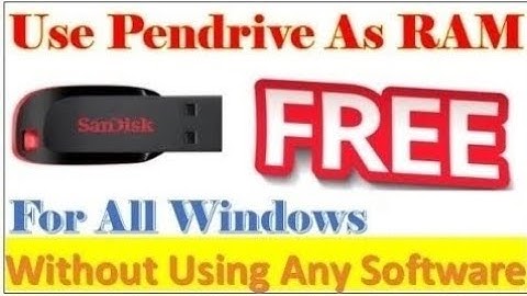 Use your pendrive as RAM for free / For all windows  / Amazing PC trick / Buffoon Sachin