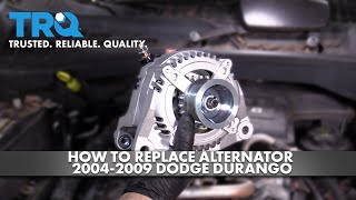 Match Highlights How to Replace Alternator 2004-2009 Dodge Durango