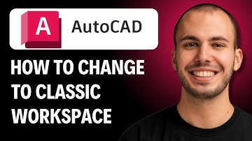 AutoCAD 2026: How to Change to Classic Workspace (Menu Bar & Toolbars Setup)