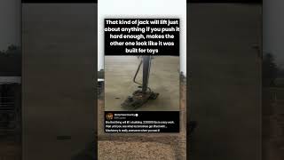 That kind of jack will lift just about anything if you push it hard enough