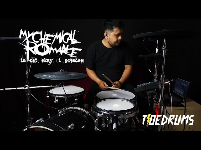 My Chemical Romance - I'm Not Okay (I Promise) | DRUM COVER | Nux dm7x class=