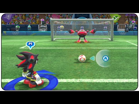 Mario and Sonic at the Rio 2016 Olympic Games (Wii U) – All Characters Football Gameplay