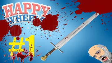 Happywheels #1: SUPER SWORD THROW!!!!!!!!!!