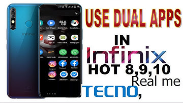 How to use dual apps on infinix Mobile | Dual whatsapp in One Mobile