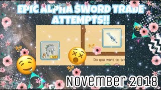 EPIC ALPHA SWORD TRADE ATTEMPTS | late 2018