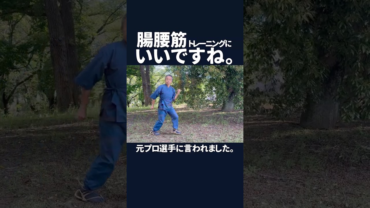 「腸腰筋トレーニングにいいですね。」元プロ選手に言われました。　#shorts #江戸時代の走り方 #江戸走り #横走り #腸腰筋
