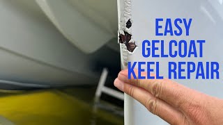 How to Gelcoat Repair Keel From Trailer or Sandbar Damage