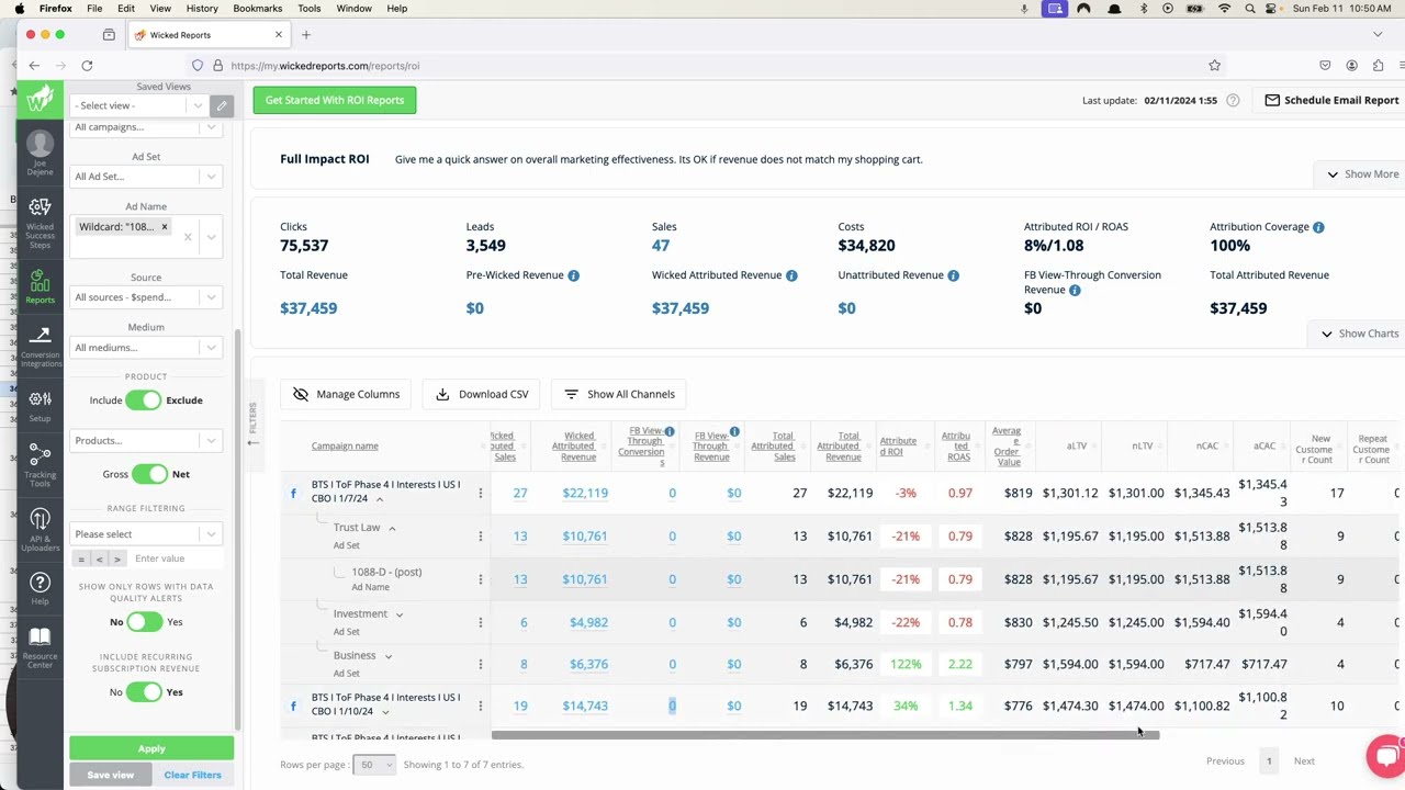 Scaling paid social campaigns with creative tracking