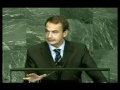 Discurso de Zapatero en la ONU