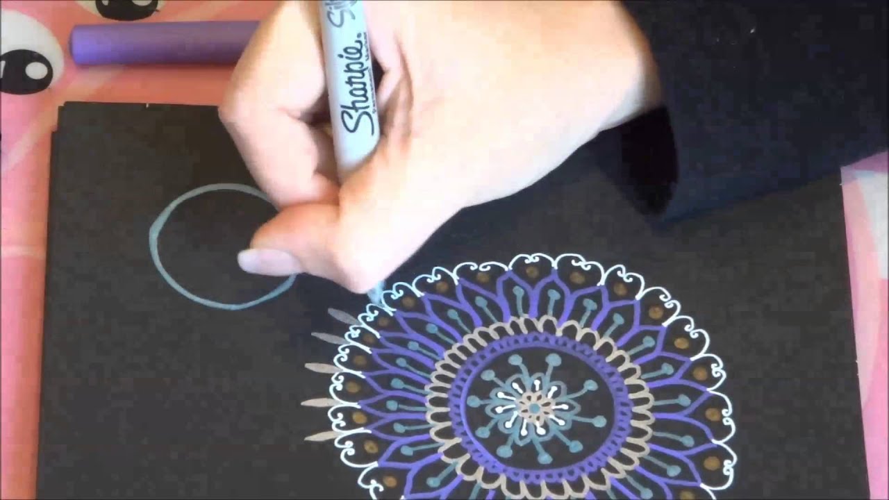 Drawing with GEL PENS on BLACK PAPER! - Will it Work? 