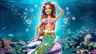 Atemberaubende Puppenverwandlung in eine schillernde Meerjungfrau || Einfache DIY-Ideen!