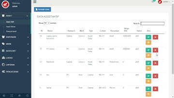 Aplikasi Data Asset Berbasis Web