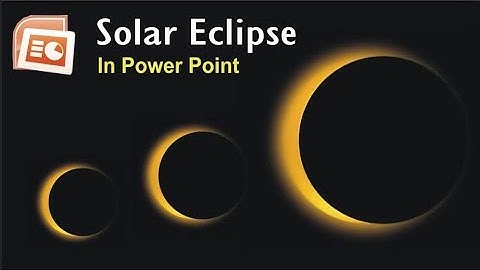 Solar presentation in PowerPoint | how to create solar eclipse in powerpoint|PowerPoint presentation