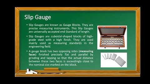 Fixed-Value Measuring Tools: Slip Gauges (Gage Blocks) & GO-NO-GO Gauges