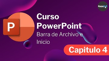 4  PowerPoint 2016 Barra de archivo e Inicio