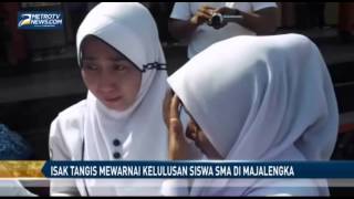 Isak Tangis Mewarnai Kelulusan Siswa SMA di Majalengka