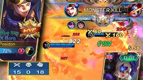 X.Borg with Ruby Op Combo Insane Gameplay Without Death  [ Best build ] | Mobile Legends Bang Bang