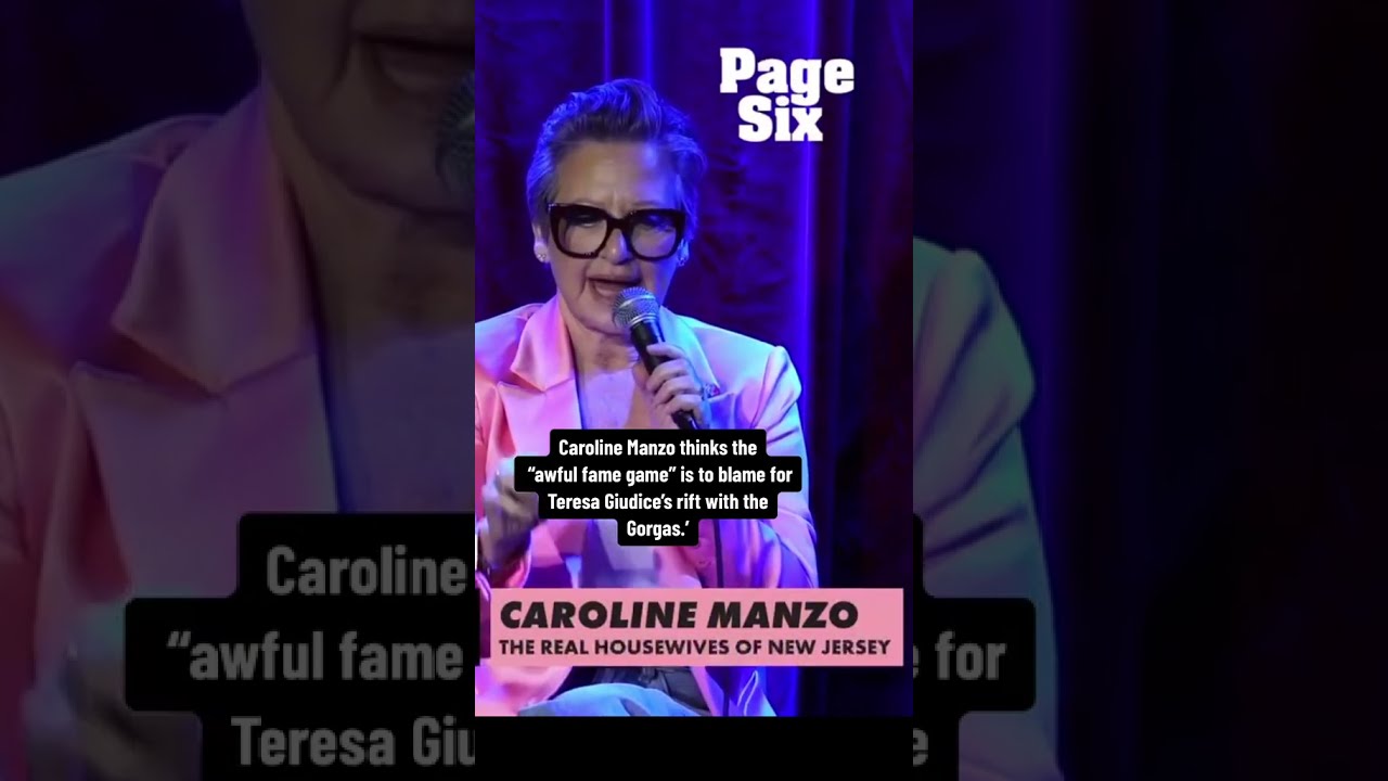 Caroline Manzo Teresa Giudice S Feud W Joe Melissa Gorga Is Tragic Sad VirtualRealTea Shorts