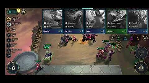 HYPER ROLL MODE !!!|8 nightbringer aphelios carry gameplay| TFT SET 5 RECKONING #TFT #SET5