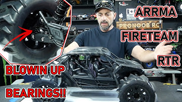 ARRMA FIRETEAM 6s RTR… Do this before you run!