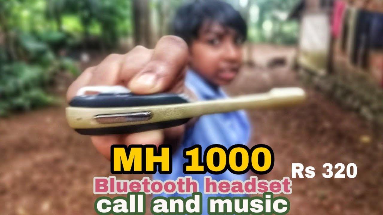 Gadget video Bluetooth headset MH1000 review
