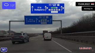 Driving Through Budapest (Hungary) M0-S Autópálya 15.04.2022 Timelapse X4