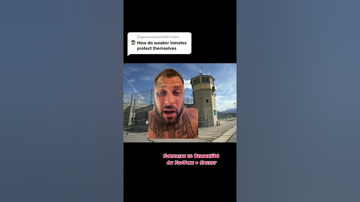 How do weaker inmates protect themselves in prison?
