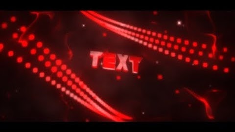 Nice Red Sync Intro Template - Stxphen