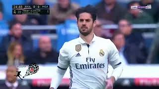 ملخص مباراة ريال مدريد وملقا 2-1 🔥 ايسكو يسجل هدف بطريقة مجنونة🔥 تعليق فهد العتيبي