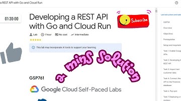 Developing a REST API with Go and Cloud Run || GSP761 || [2025] #qwiklabs2025 #arcade #googlecloud