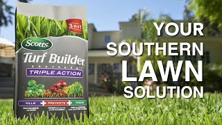 How To Use Scotts Turf Builder Southern Triple Action On Your Lawn