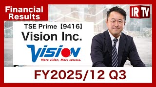 9416_Vision/Achieved record-high sales & operating profit while making proactive upfront investments