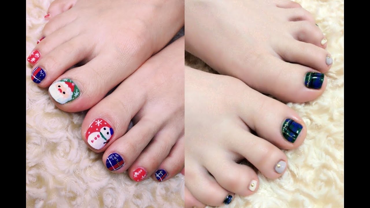 ネイル 冬だからこそお洒落な フットネイル で素敵女子に Because Winter What A Wonderful Women In Stylish Foot Nail Youtube