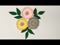 Easy And Beautiful Hand Embroidery Flower Design With Wool | Woolen Flower Hand Embroidery