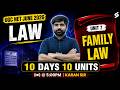 UGC NET Law Preparation 2026 | UGC NET Law Unit 7 | Family Law UGC NET | UGC NET Law By Karan Sir