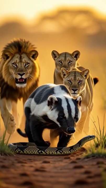 The Fearless Honey Badger – Nature’s Most Savage Warrior 🐾🔥” #wildlife #hero #animals
